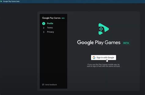 install apk on google play games beta